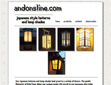 Tablet Screenshot of andonsline.com